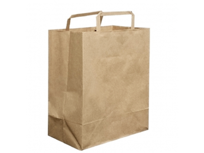 Flat Handle Paper Bag